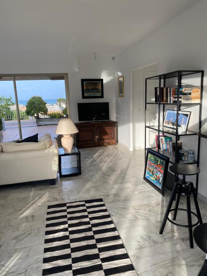 앙티브 Panoramic Sea View Penthouse With Jacuzzi And 450 Sqm Terrace 아파트 외부 사진