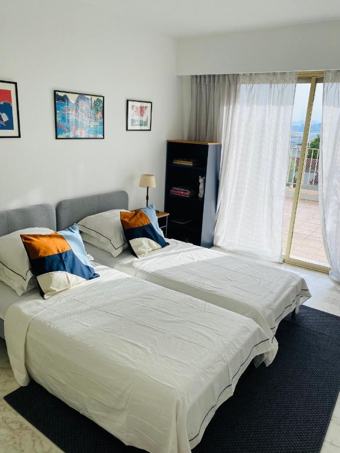 앙티브 Panoramic Sea View Penthouse With Jacuzzi And 450 Sqm Terrace 아파트 외부 사진